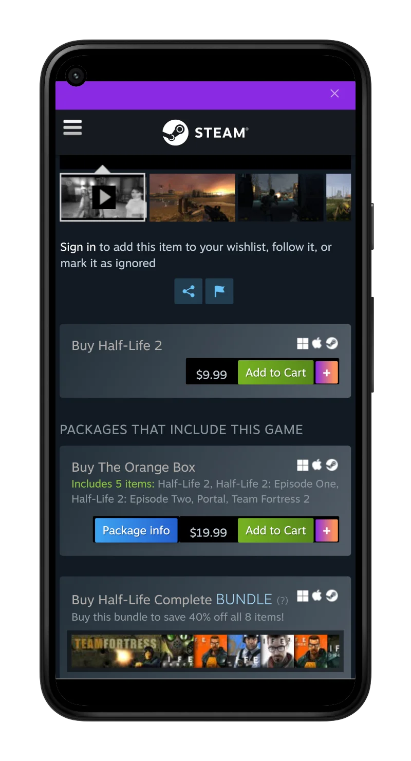 GPM App slide 4 Steam Store